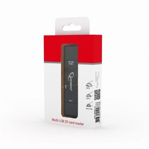 Gembird Czytnik kart multi USB czarny na Arena.pl