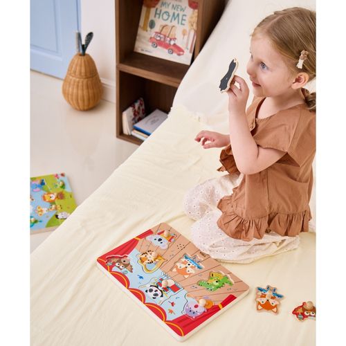 VIGA Puzzle Dźwiękowe Dopasuj Muzykujące Zwierzęta na Arena.pl