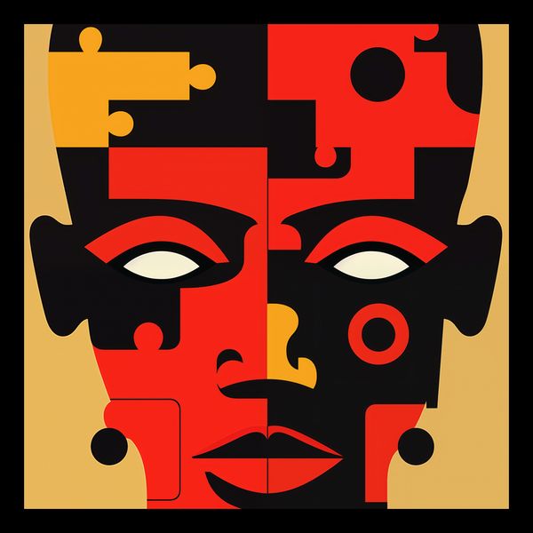 Plakat 20x20cm Puzzle Tożsamości zdjęcie 2
