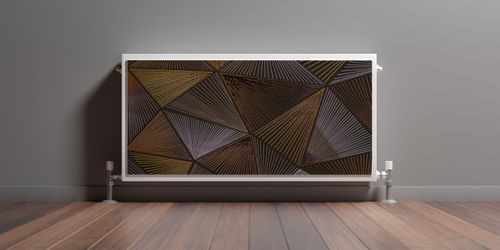 Osłona MAGNETYCZNA Grzejnika Abstrakcja Trójkąty Dekoracja 110cm x 60cm na Arena.pl