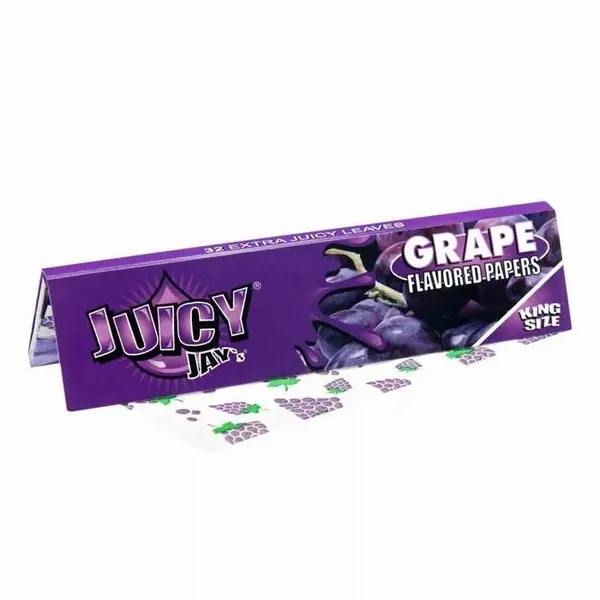 Bibułki Juicy Jay's Grape King Size Slim zdjęcie 1