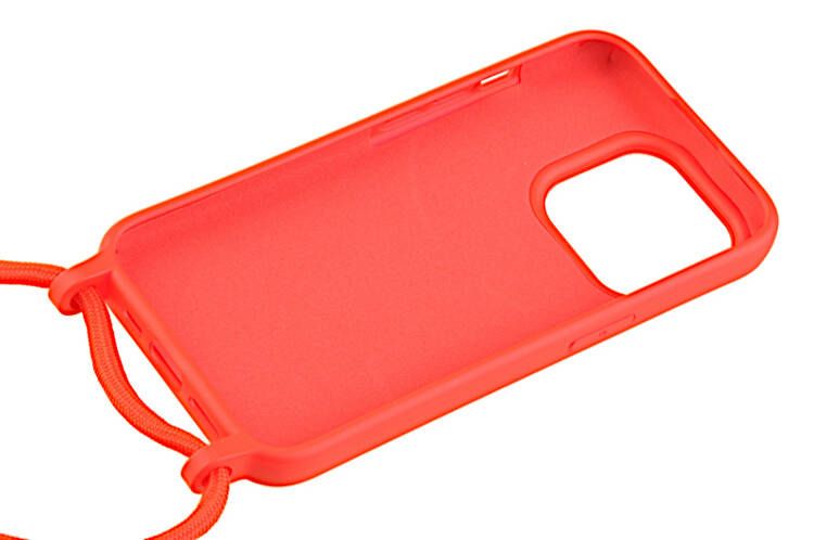 Etui ze sznurkiem RCK do Apple iPhone 15 Pro czerwony zdjęcie 4