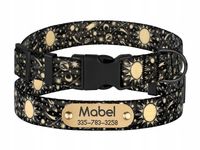 Obroża dla psa Space z Personalizacją, rozmiar M