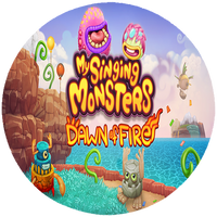 Opłatek na tort My Singing Monsters