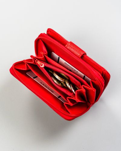 portfel damski pu a-030b-bl 8358 red na Arena.pl