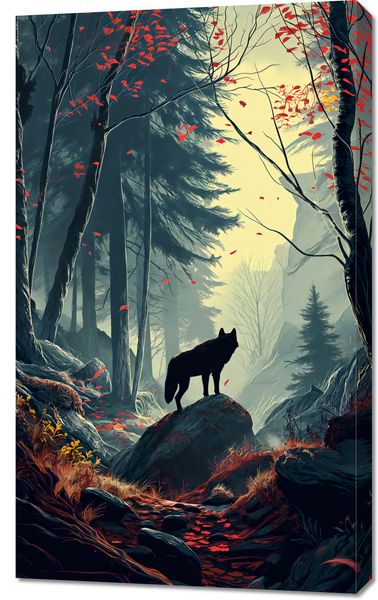 Obraz 60x100cm Leśne Echa zdjęcie 1