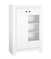 Witryna Niska 2- Drzwiowa 2D 92 cm Biały Mat TAITI ML