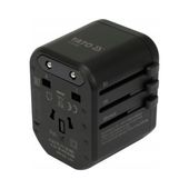UNIWERSALNY ADAPTER PODRÓŻNY Z SZYBKĄ ŁADOWARKĄ YATO YT-81300 USB USB-C USA