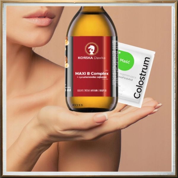 Witamina B B1B2 B3 KOŃSKA DAWKA Cynamonowiec cejloński MAXI B Complex zdjęcie 11