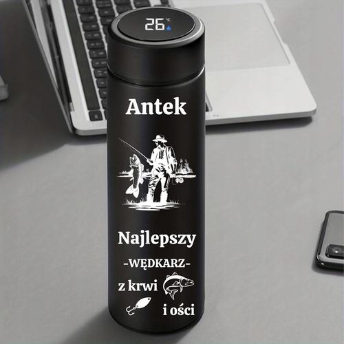 Kubek Termiczny z Czujnikiem Temperatury Grawer Prezent na Urodziny na Arena.pl