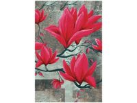 40X60CM FUKSJOWA MAGNOLIA OBRAZ