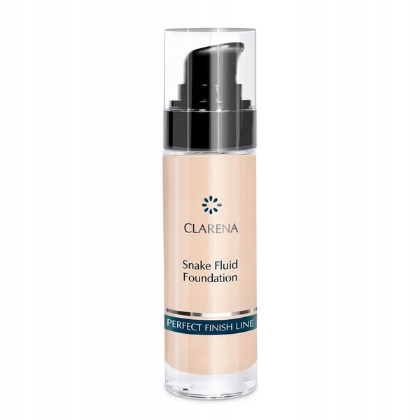 Clarena PODKŁAD DO TWARZY KRYJĄCY BEIGE 30ml Snake Fluid Foundation Kremowy zdjęcie 1