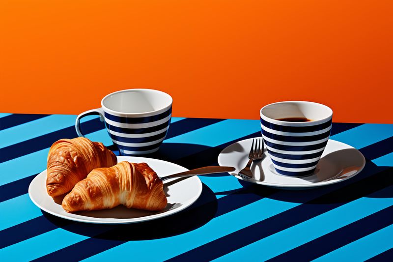 Plakat 91,5x61cm Croissanty zdjęcie 1