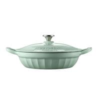 buydeem emaliowane naczynie żeliwne 3,3l, model cp581, kolor cozy greenish