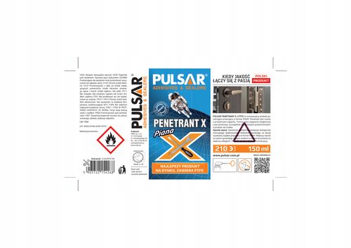 ODRDZEWIACZ WIELOFUNKCYJNY DO ŚRUB NAKRĘTEK PULSAR PENETRANT X PIANA 150 ml na Arena.pl