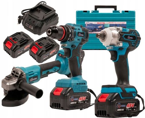 Szlifierka + Klucz Udarowy Komplet Narzędzi Akumulatorowych 6Ah na Arena.pl