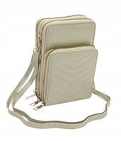 Victoria J. - torebka rowerówka etui na telefon przeszycia złoty HD472