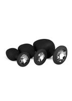 plug diamond plug set black