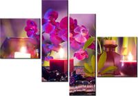 100 70CM OBRAZ 4 ELEM STYLOWA KOMPOZYCJA DRUK PŁÓTNO RAMA