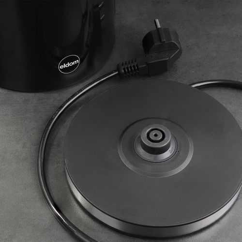 Czajnik elektryczny bezprzewodowy turystyczny 2200W 1.7 l obrotowy czarny na Arena.pl