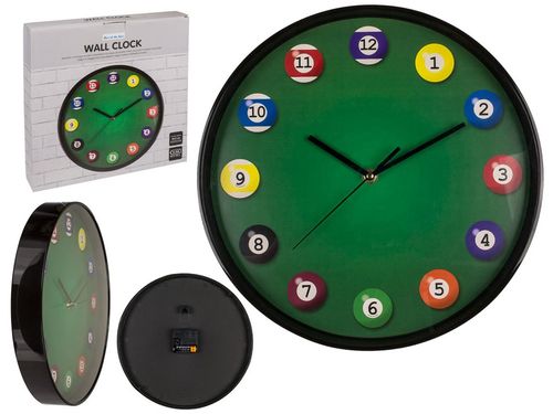 Zegar Ścienny - BILARD - Kule do Gry na Arena.pl
