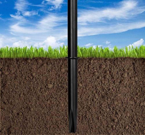 Bramka piłkarska 300 X 200 cm FORTE czarna na Arena.pl