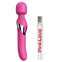 Silikonowy masażer ciała Dorcel + kobiece perfumy.