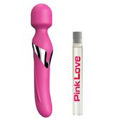 Silikonowy masażer ciała Dorcel + kobiece perfumy.