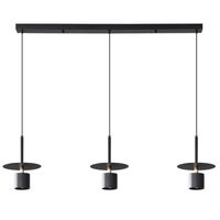 Lampa sufitowa loftowa metalowa wisząca AT35-3SZ-Black