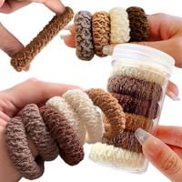 Gumki frotki do włosów w pudełku klasyczne zestaw 6szt uniwersalne