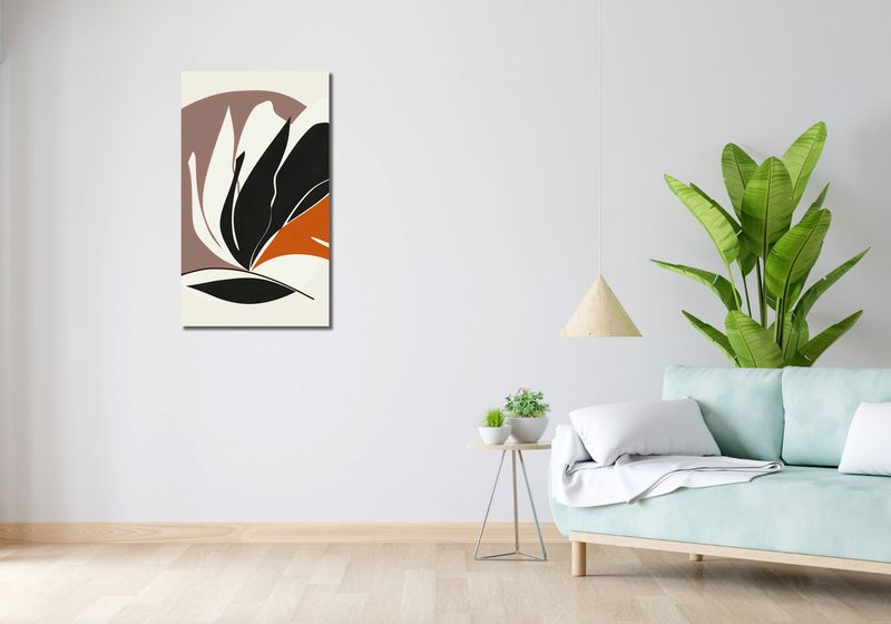 Obraz 50x90cm Elegancja Roślinna zdjęcie 2