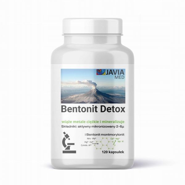 JAVIA Bentonit Detox (120 kaps.) zdjęcie 1
