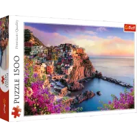 Puzzle dla dzieci i dorosłych – Widok na miasteczko Manarola 1500 elementów
