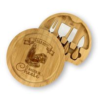 DESKA DO SERÓW 4 ELEMENTY + GRAWER PREZENT NA URODZINY PARAPETÓWKĘ