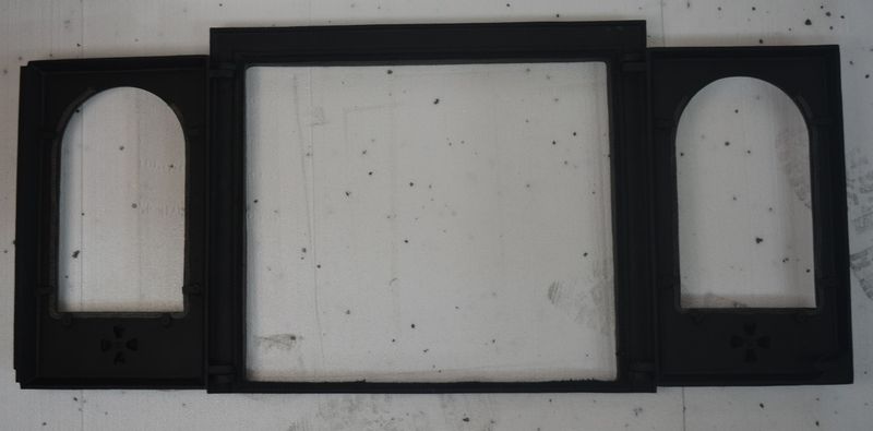 DRZWI A10 52X62 + TERM 250°C DRZWICZKI KOMINKOWE ŻELIWNE zdjęcie 2