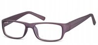 ZERÓWKI okulary OPRAWKI Damskie KOREKCJA Fioletowe marki SUNOPTIC + GRATISY