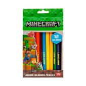 kredki ołówkowe trójkąt jumbo minecraft 12kol 7083