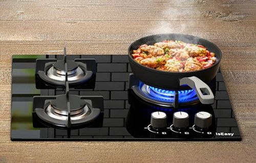 Płyta Kuchenka Gazowa Iseasy Mgbg-603 3 Strefy Grzewcze Różna Moc na Arena.pl