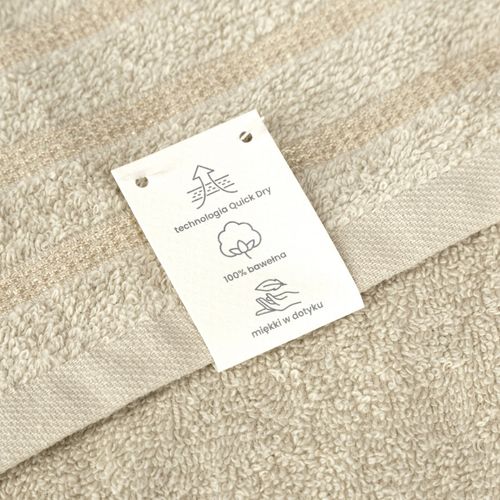 Ręcznik beżowy SABA 70X140 na Arena.pl