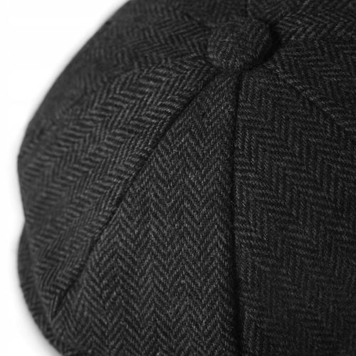 Kaszkiet męski OCIEPLANY Czapka Old School 50% WEŁNY Pako Jeans Retro na Arena.pl