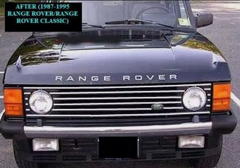 87-95 RANGE ROVER - LIstwy chrom grill chromowan zdjęcie 3