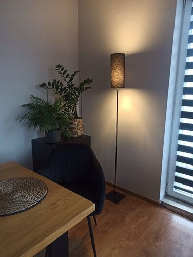 lampa stojąca podłogowa nowoczesna tuba abażur LED na Arena.pl