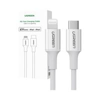 Kabel przewód do iPhone MFi USB-C - Lightning 20W 3A 1.5m biały