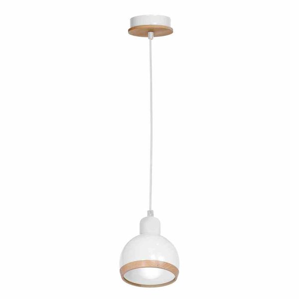 LAMPA WISZĄCA OVAL WHITE 1XE27 zdjęcie 2