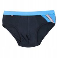 Slipy Majtki Bambusowe Męskie Klasyczne Granatowe Wiskoza 1 SZT MORAJ XXL