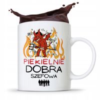 Kubek Prezent Dla Szefowej Piekielnie Dobra Z Nadrukiem Ze Zdjęciem