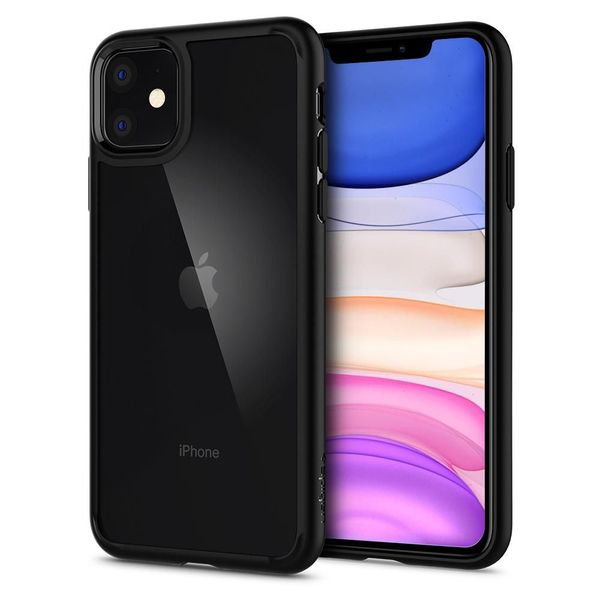 SPIGEN ULTRA HYBRID IPHONE 11 MATTE BLACK zdjęcie 1