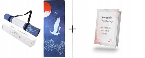 PIĘKNA MATA PREMIUM DO JOGI ĆWICZEŃ STABILNA ZAMSZOWA MIĘKKA 4 MM ZE WZOREM na Arena.pl