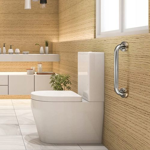 PORĘCZ UCHWYT ŁAZIENKOWY PROSTY DO WANNY DRZWI x2 CHROM POD PRYSZNIC 30CM na Arena.pl