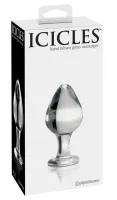 pipedream icicles szklany korek do masażu hipoalergiczny 9 cm